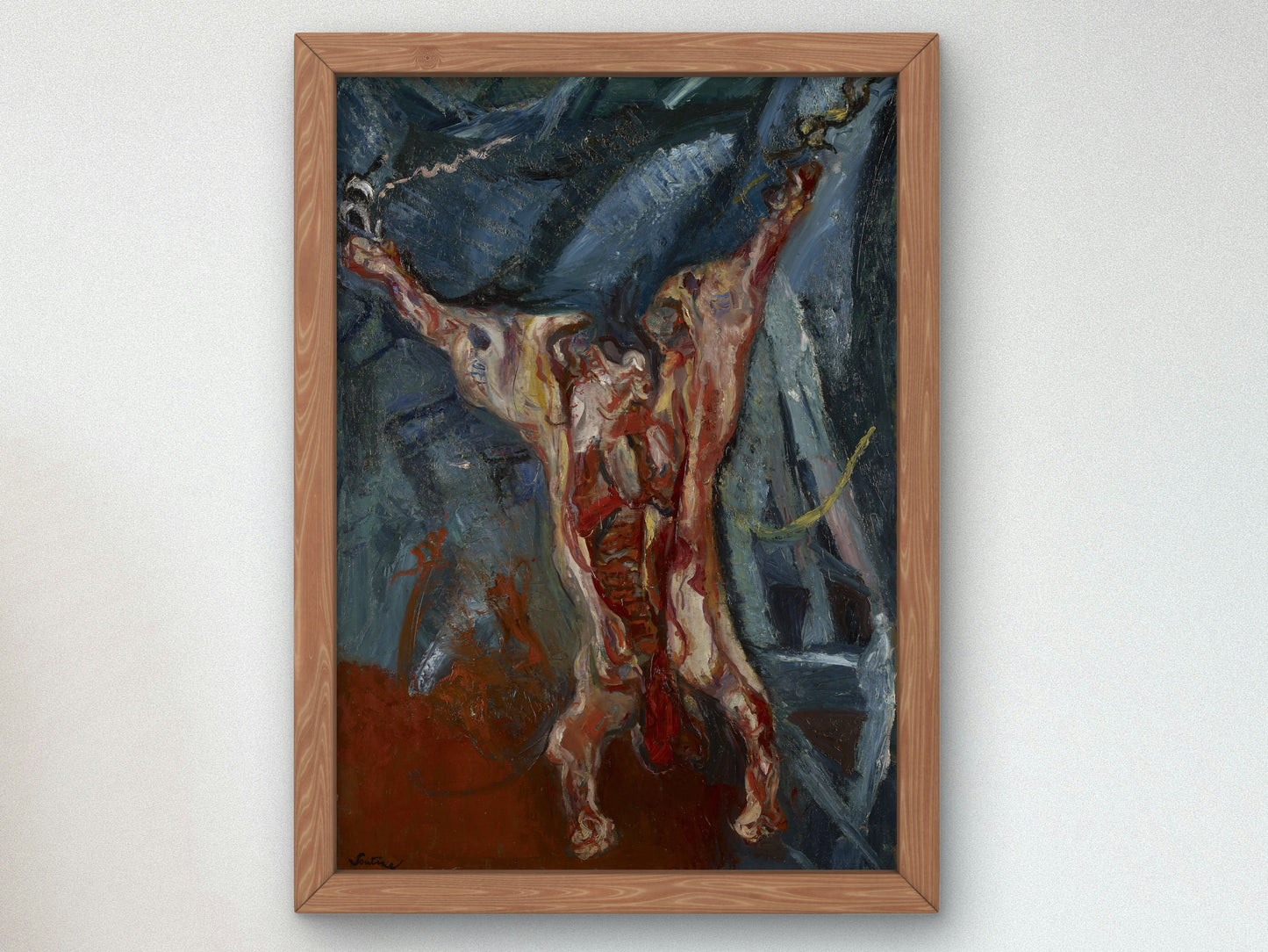 Carcass of Beef by Chaïm Soutine 1925, Wall Art Print, Fine Art Reproduction, Museum Quality Decor, Poster