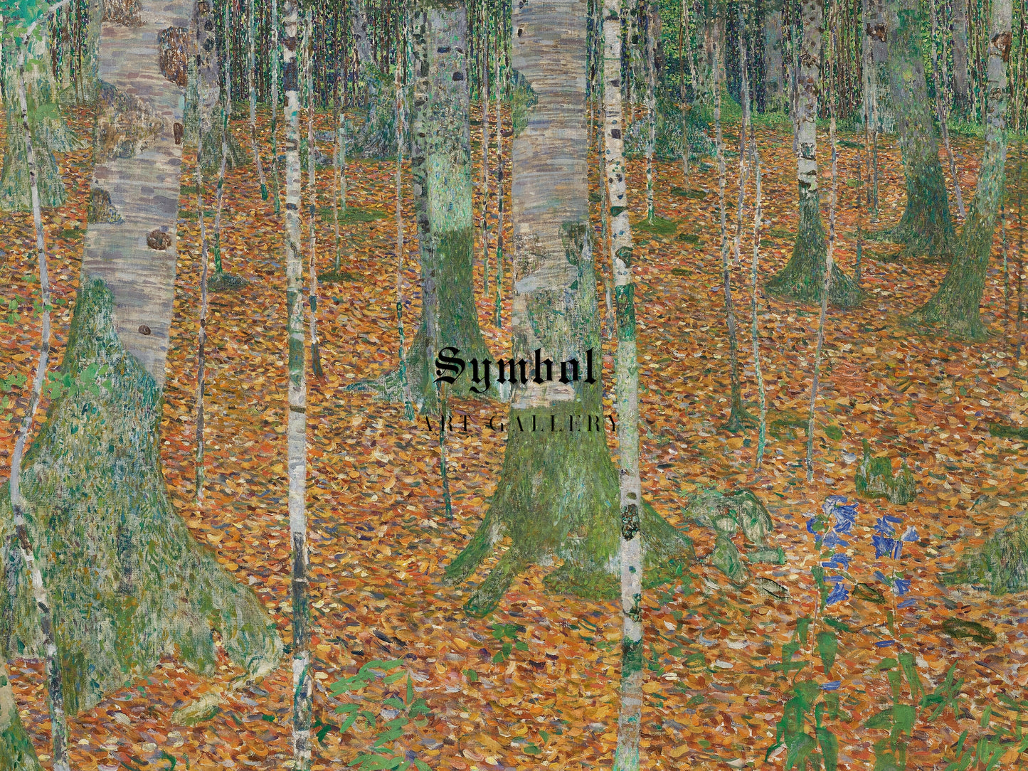 Birch Forest by Gustav Klimt 1903, Wall Art Print, Fine Art Reproduction, Museum Quality Decor, Poster