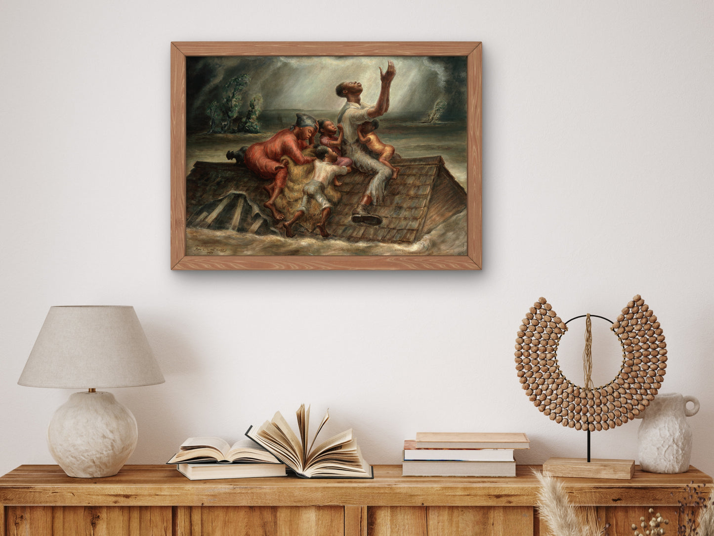 The Mississippi by John Steuart Curry 1935, Wall Art Print, Fine Art Reproduction, Museum Quality Decor, Poster