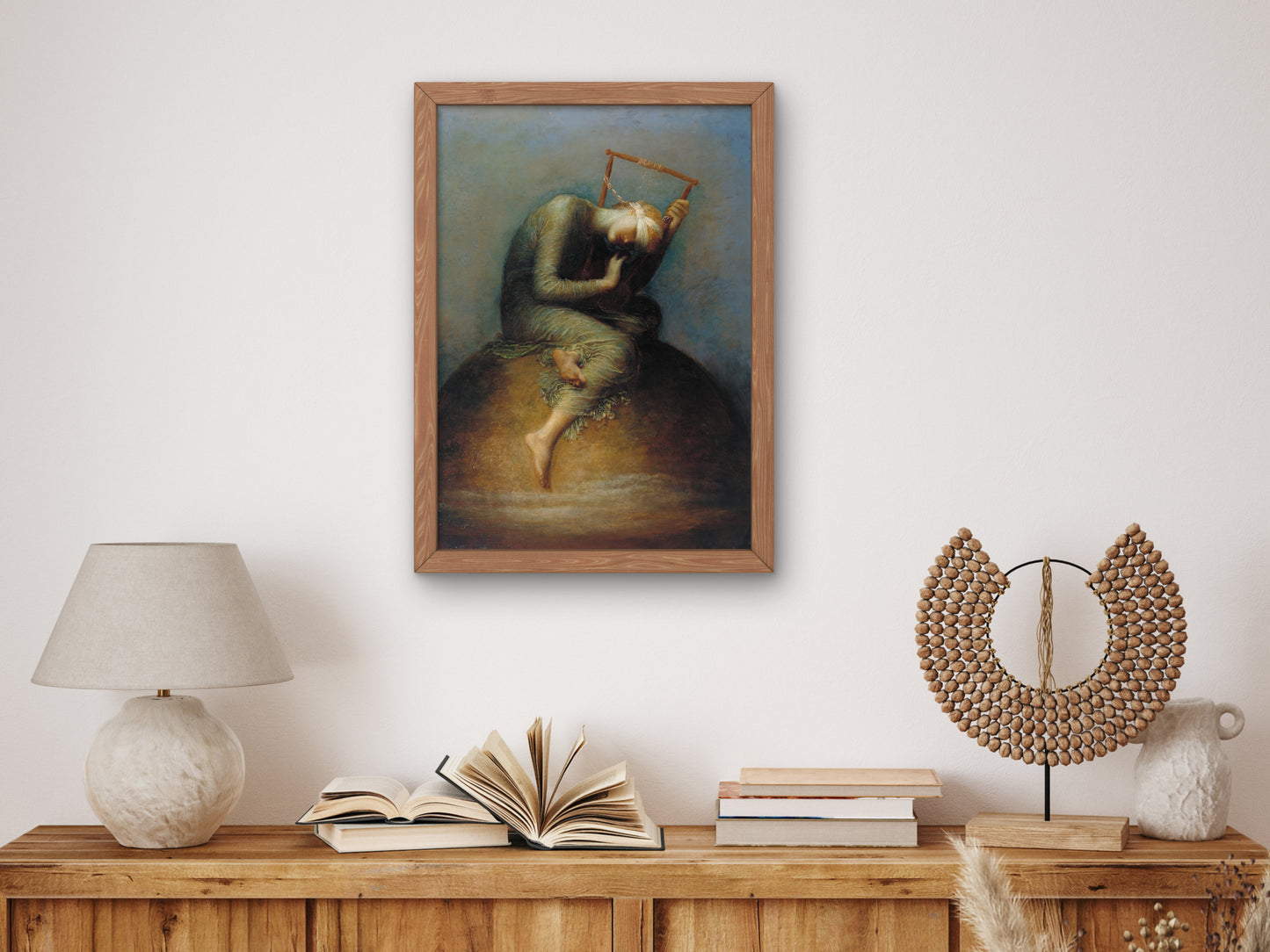 Hope by George Frederic Watts 1886, Wall Art Print, Fine Art Reproduction, Museum Quality Decor, Poster