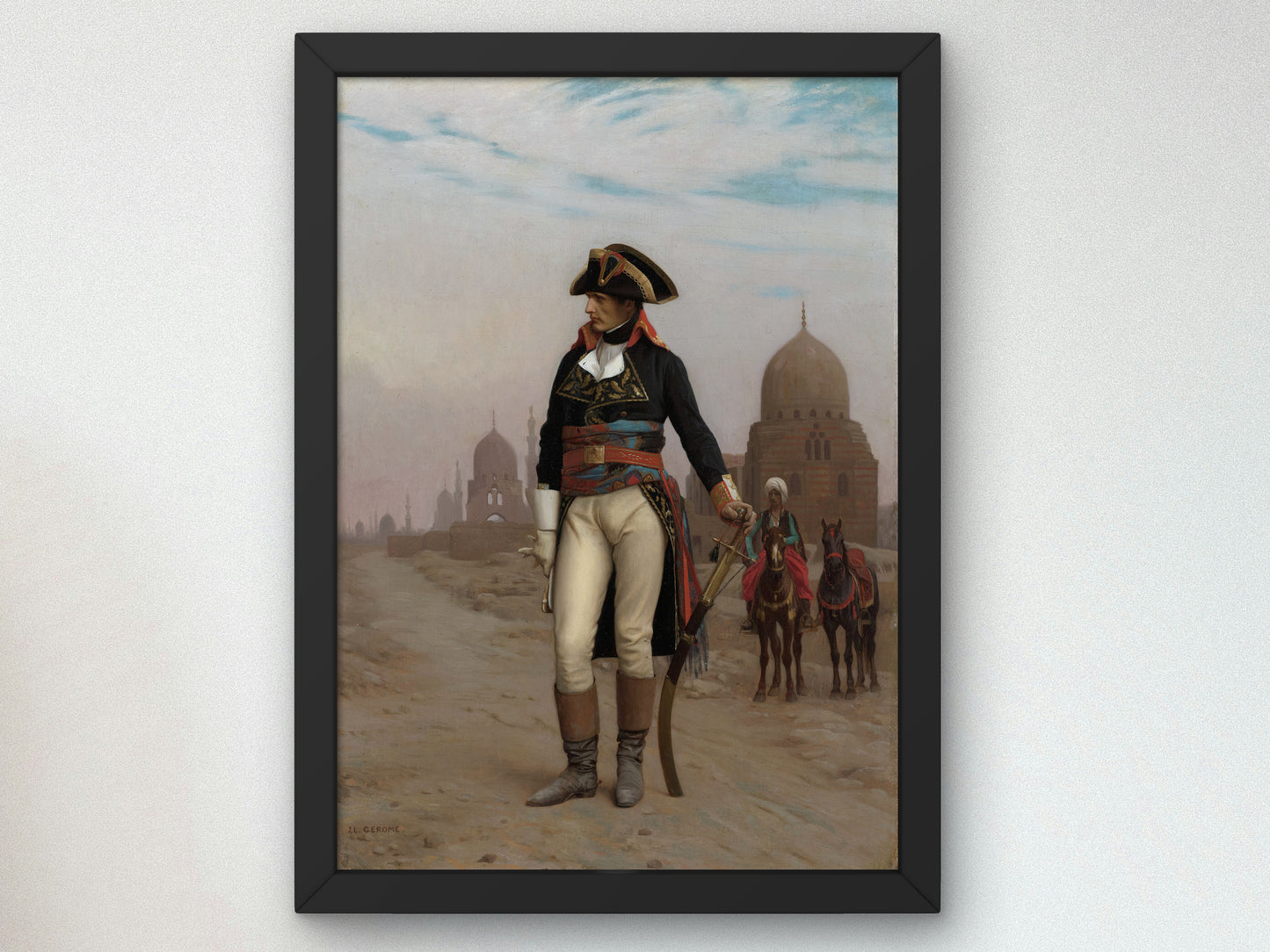 Napoleon in Egypt by Jean Léon Gérôme 1867, Wall Art Print, Fine Art Reproduction, Museum Quality Decor, Poster