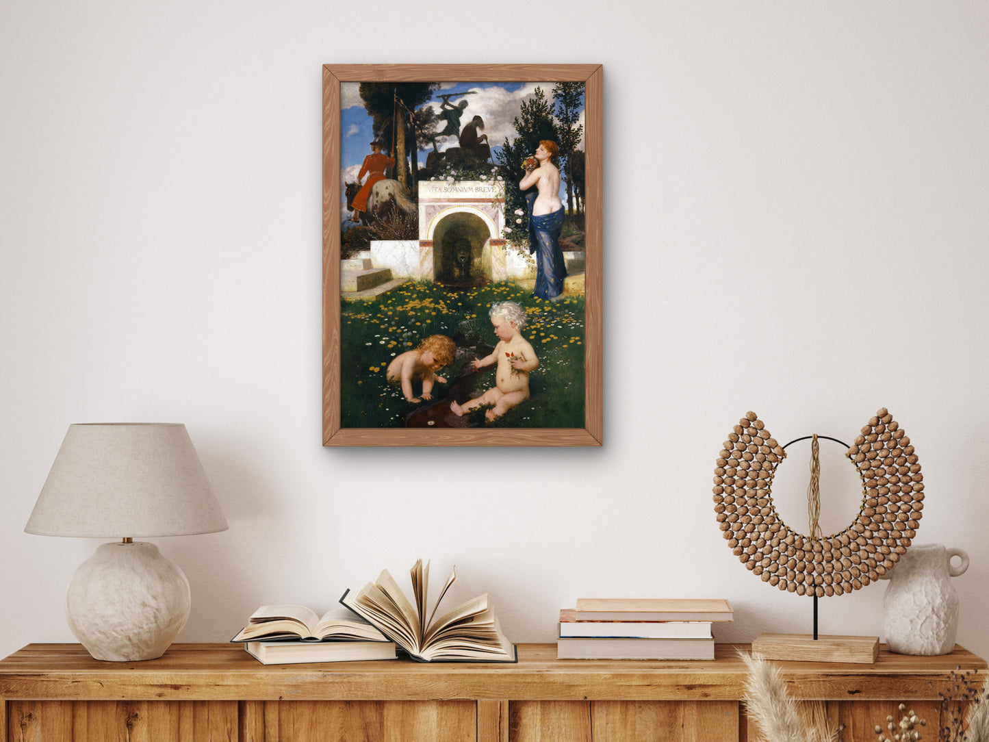 Life a Short Dream by Arnold Böcklin 1888, Wall Art Print, Fine Art Reproduction, Museum Quality Decor, Poster