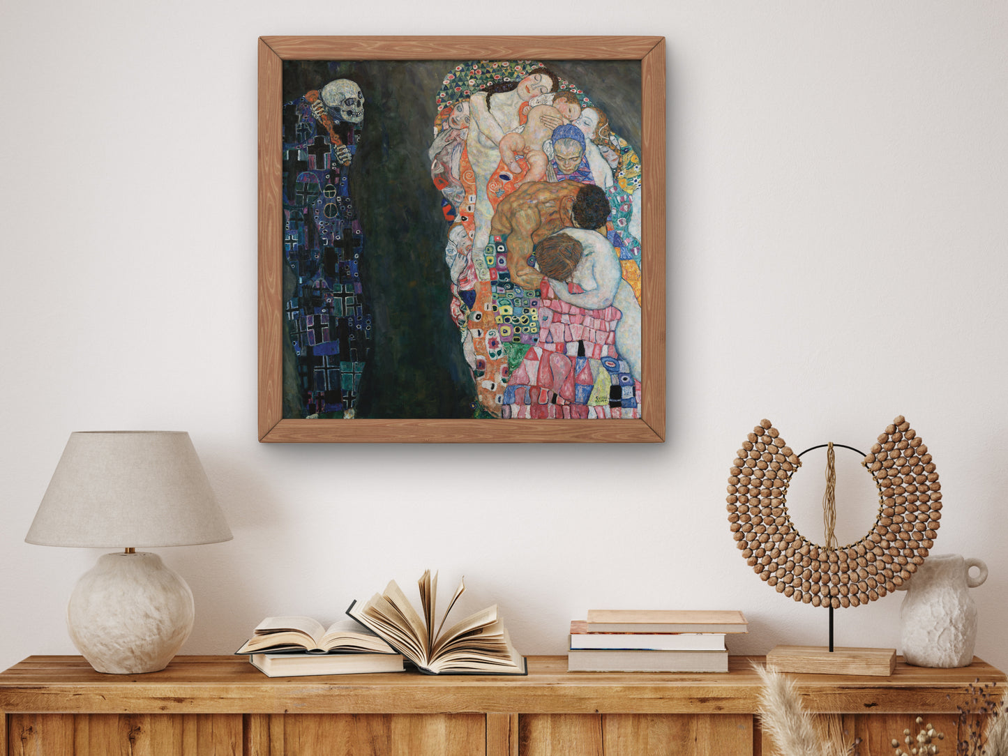 Death and Life by Gustav Klimt 1910, Wall Art Print, Fine Art Reproduction, Museum Quality Decor, Poster