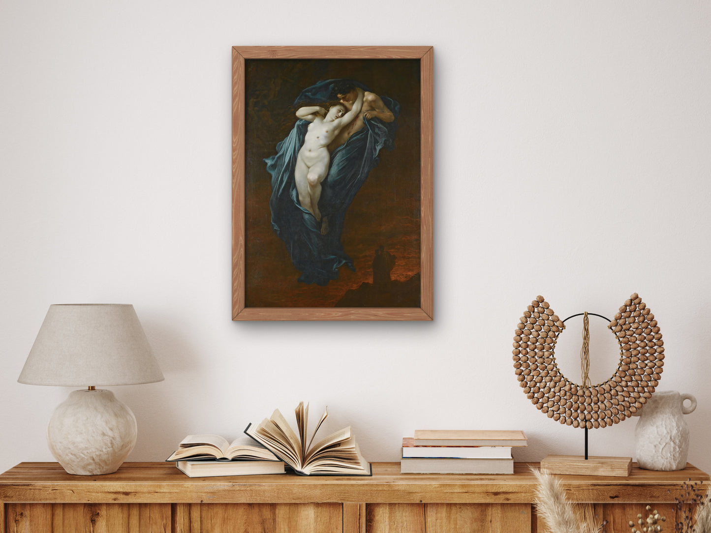Paolo and Francesca da Rimini by Gustave Doré, Wall Art Print, Fine Art Reproduction, Museum Quality Decor, Poster