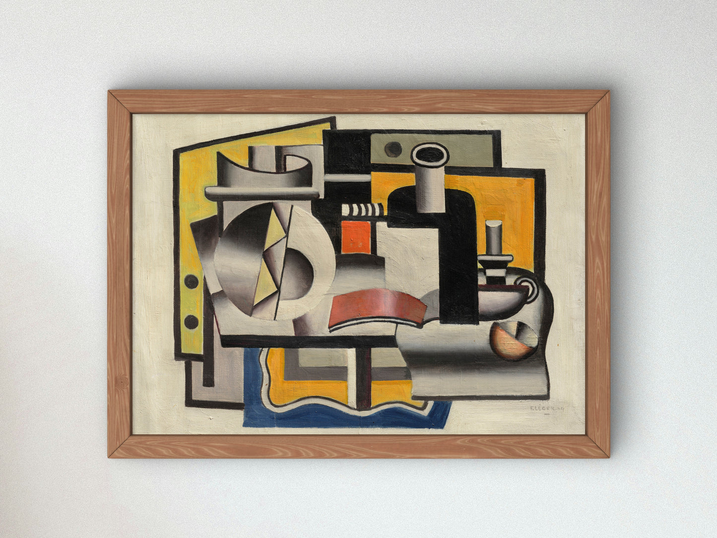Still Life by Fernand Léger 1924, Wall Art Print, Fine Art Reproduction, Museum Quality Decor, Poster