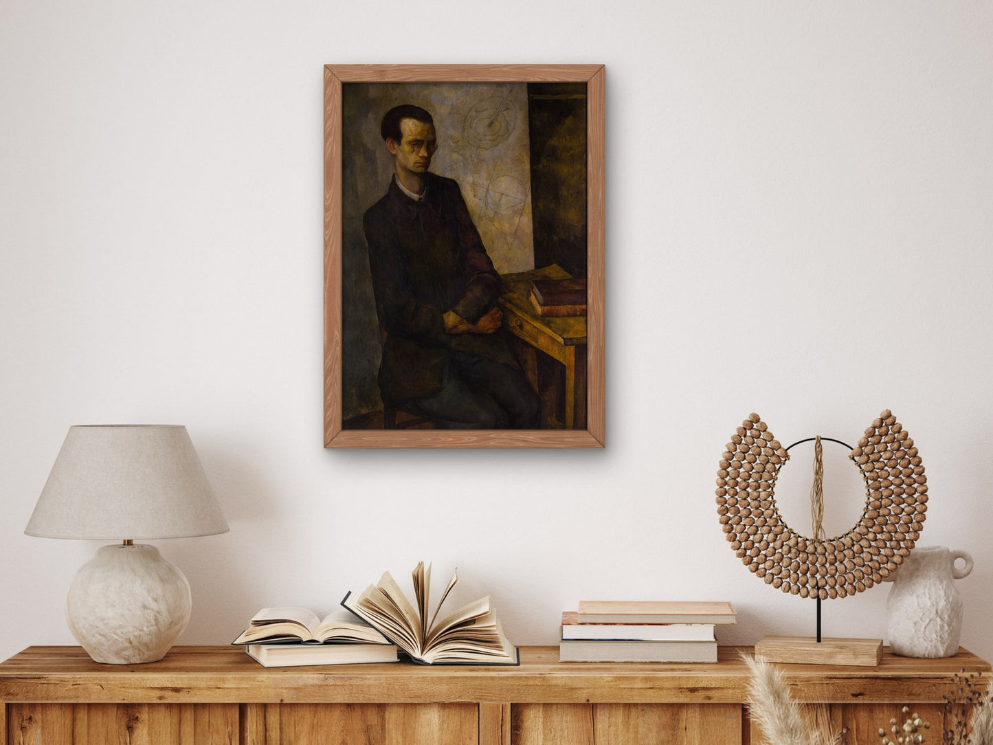 The Mathematician by Diego Rivera 1919, Wall Art Print, Fine Art Reproduction, Museum Quality Decor, Poster