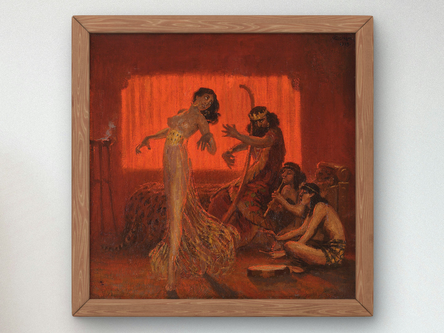 Salome's Dance by Edward Okuń 1939, Wall Art Print, Fine Art Reproduction, Museum Quality Decor, Poster