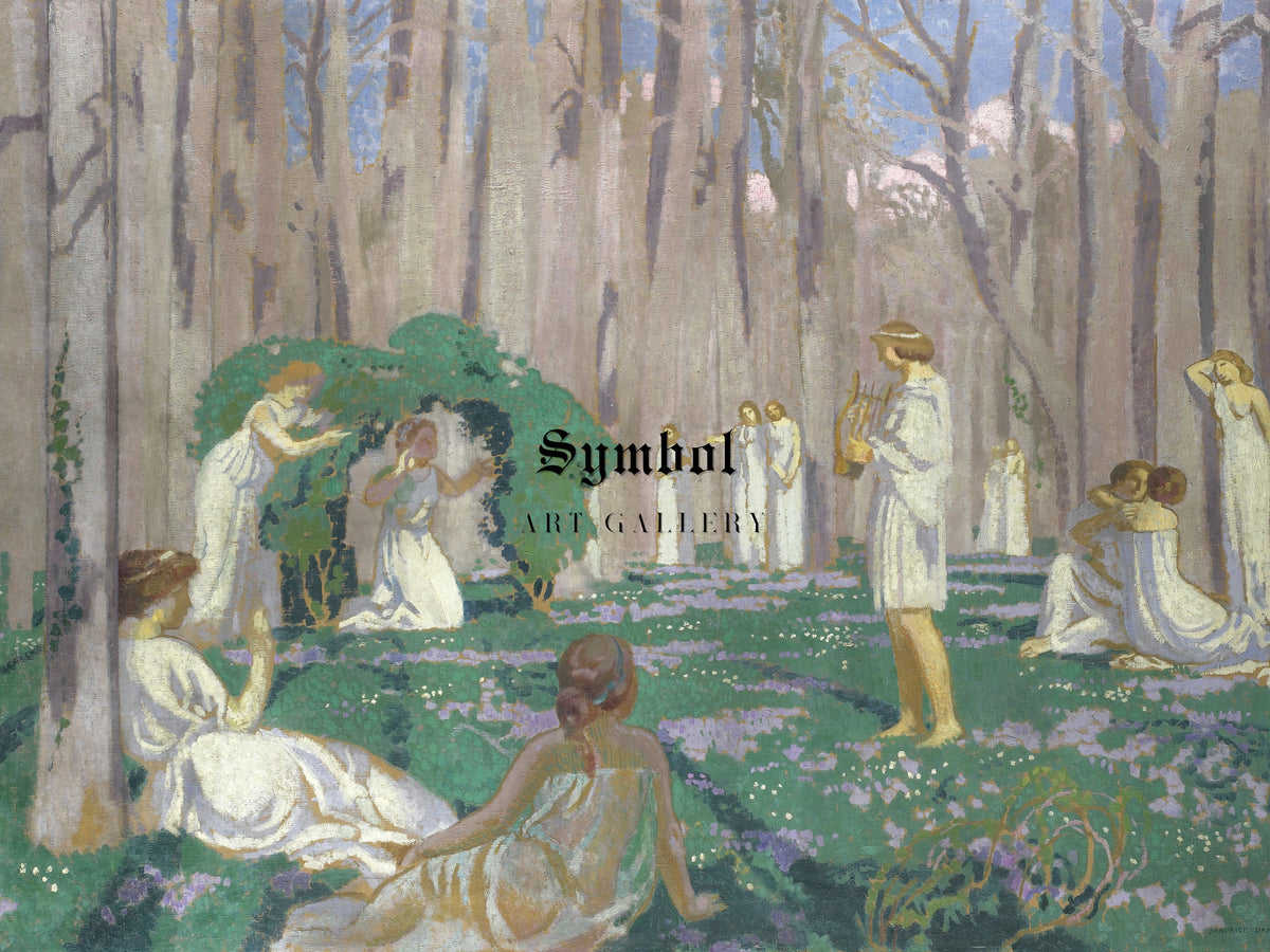 Orpheus and Eurydice by Maurice Denis 1910, Wall Art Print, Fine Art Reproduction, Museum Quality Decor, Poster