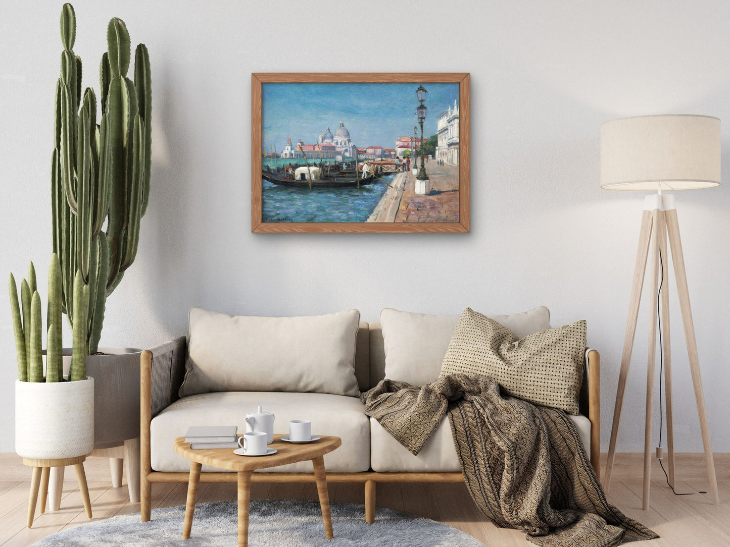 Venice by Dario Villares Barbosa 1920, Wall Art Print, Fine Art Reproduction, Museum Quality Decor, Poster