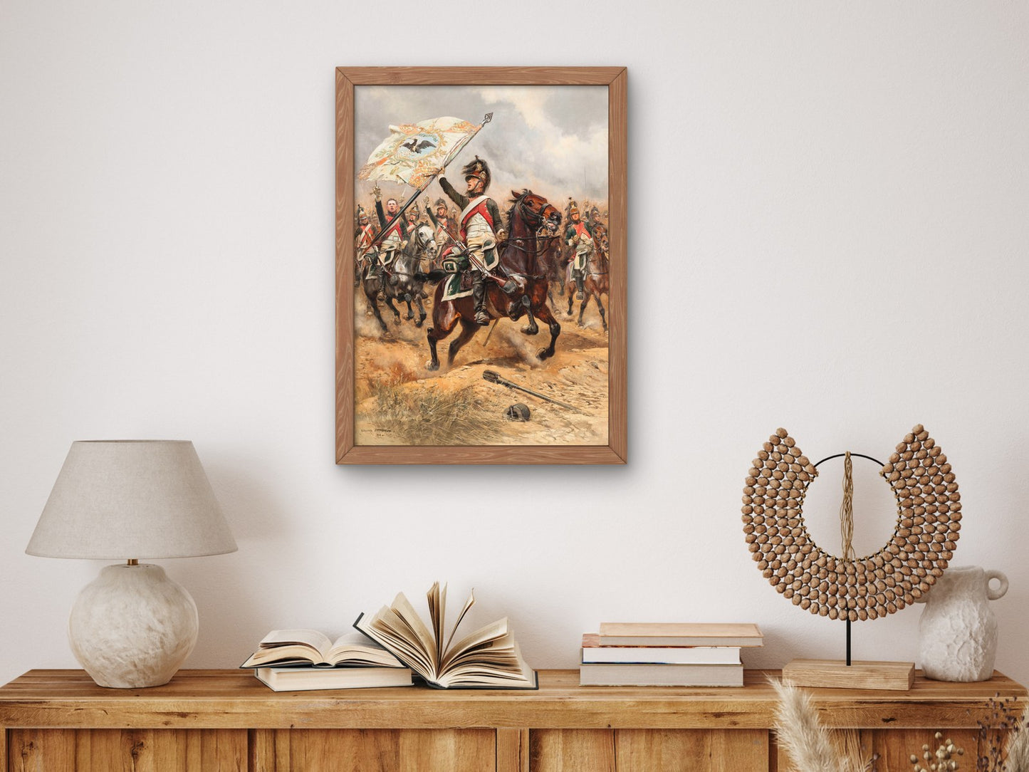 Le Trophée, le 4è Dragons Retour d'une Charge by Édouard Detaille 1898, Wall Art Print, Fine Art Reproduction, Museum Quality Decor, Poster