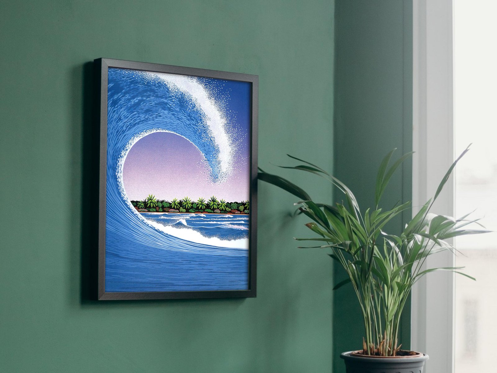 Beachcomber IV by Hiroshi Nagai, 1986, Vintage Ads and Posters movement, fine art print