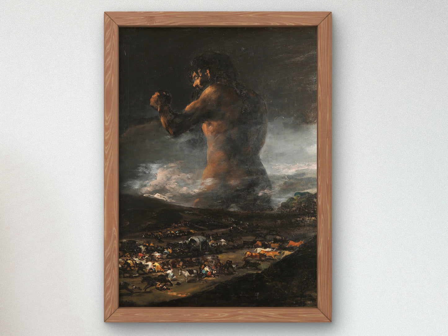 The Colossus by Francisco Goya 1808, Wall Art Print, Fine Art Reproduction, Museum Quality Decor, Poster