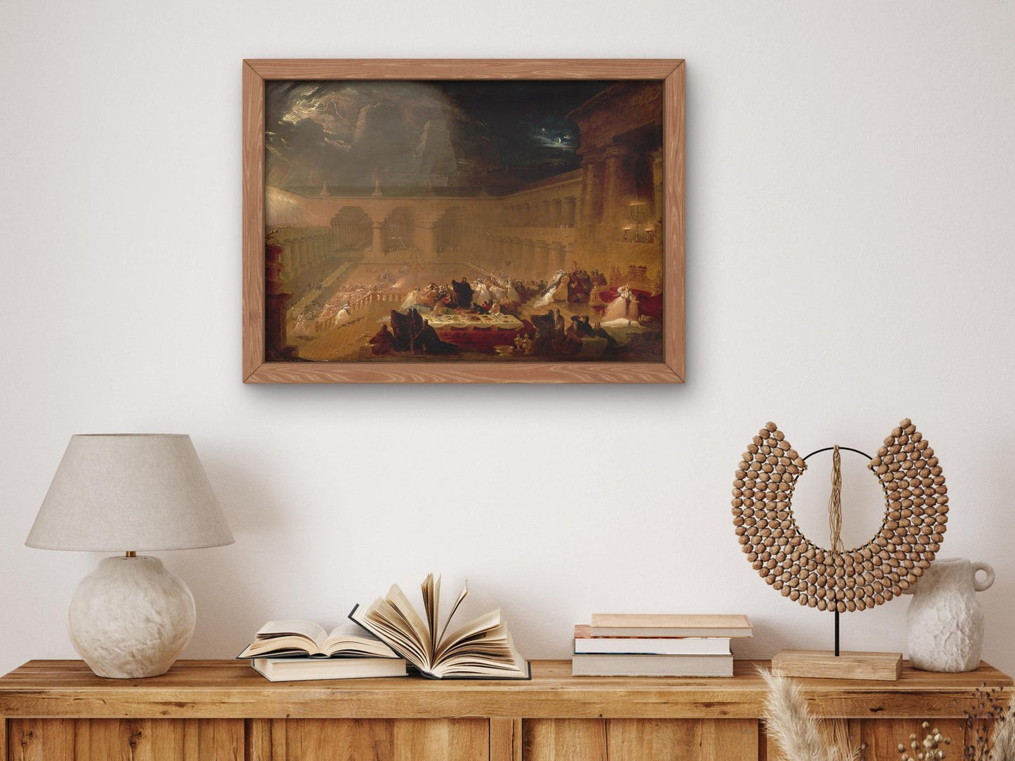 Belshazzar's Feast by John Martin, 1821, Romanticism and Classical Landscapes, fine art print