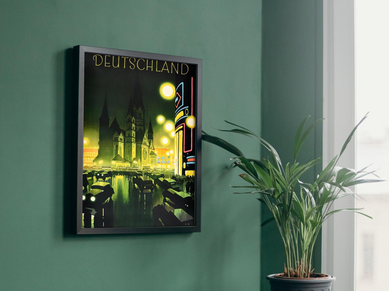 Berlin by Night by Reichsbahnzentrale, 1928, Art Deco and American Modernism, fine art print