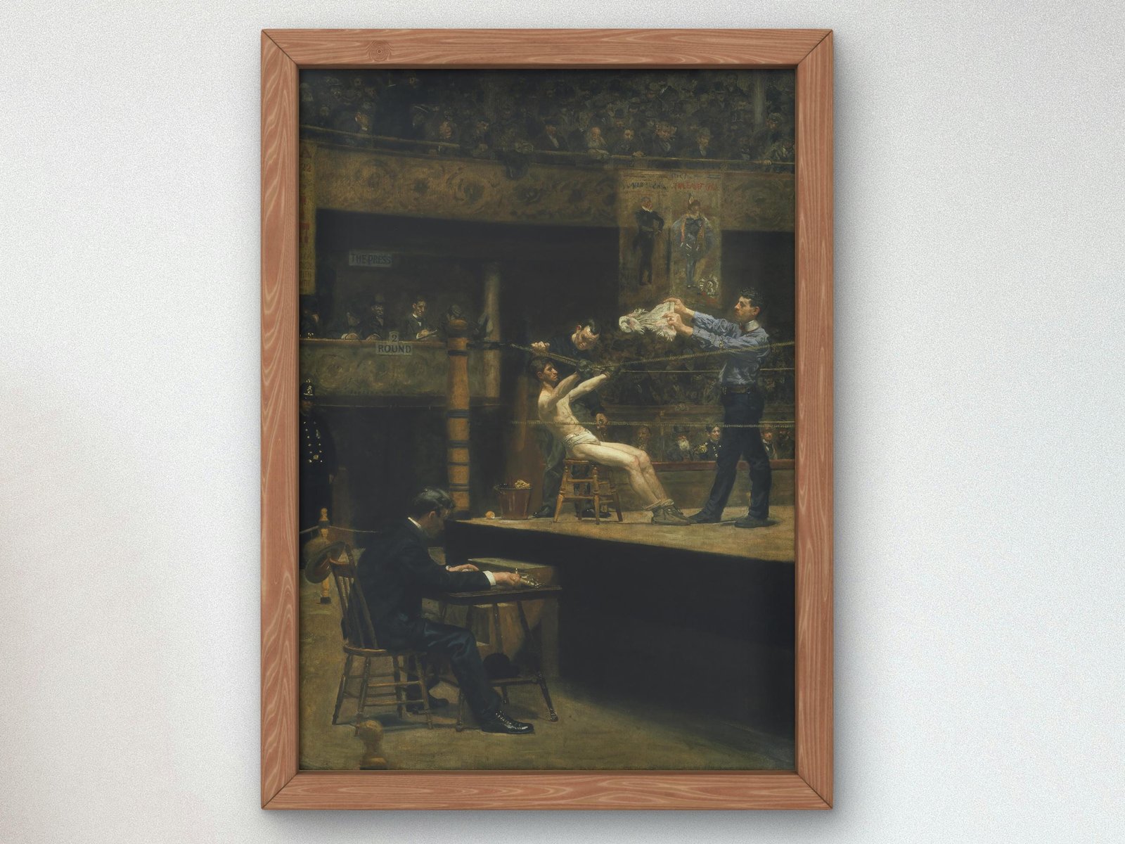 Between Rounds by Thomas Eakins, 1899, Realism and Naturalism, fine art print