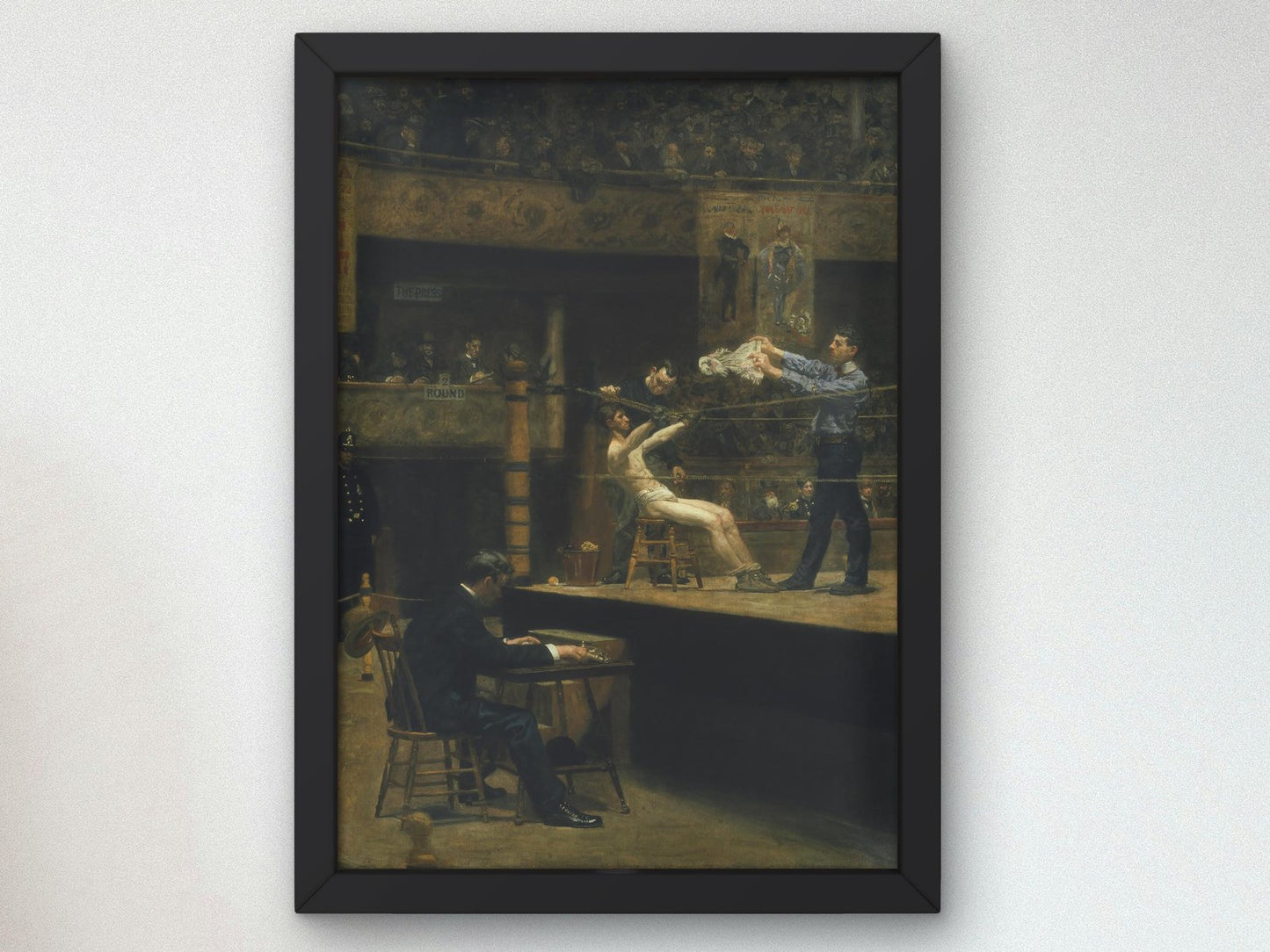 Between Rounds by Thomas Eakins, 1899, Realism and Naturalism, fine art print
