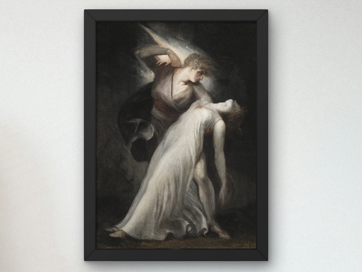 Celadon and Amelia by Henry Fuseli 1801, Wall Art Print, Fine Art Reproduction, Museum Quality Decor, Poster