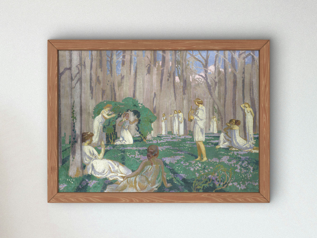 Orpheus and Eurydice by Maurice Denis 1910, Wall Art Print, Fine Art Reproduction, Museum Quality Decor, Poster