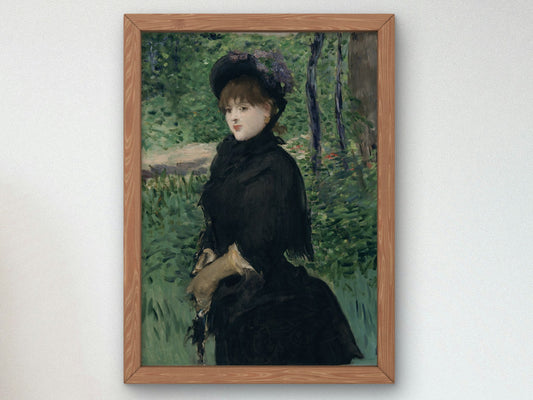 Promenade by Édouard Manet 1880, Wall Art Print, Fine Art Reproduction, Museum Quality Decor, Poster