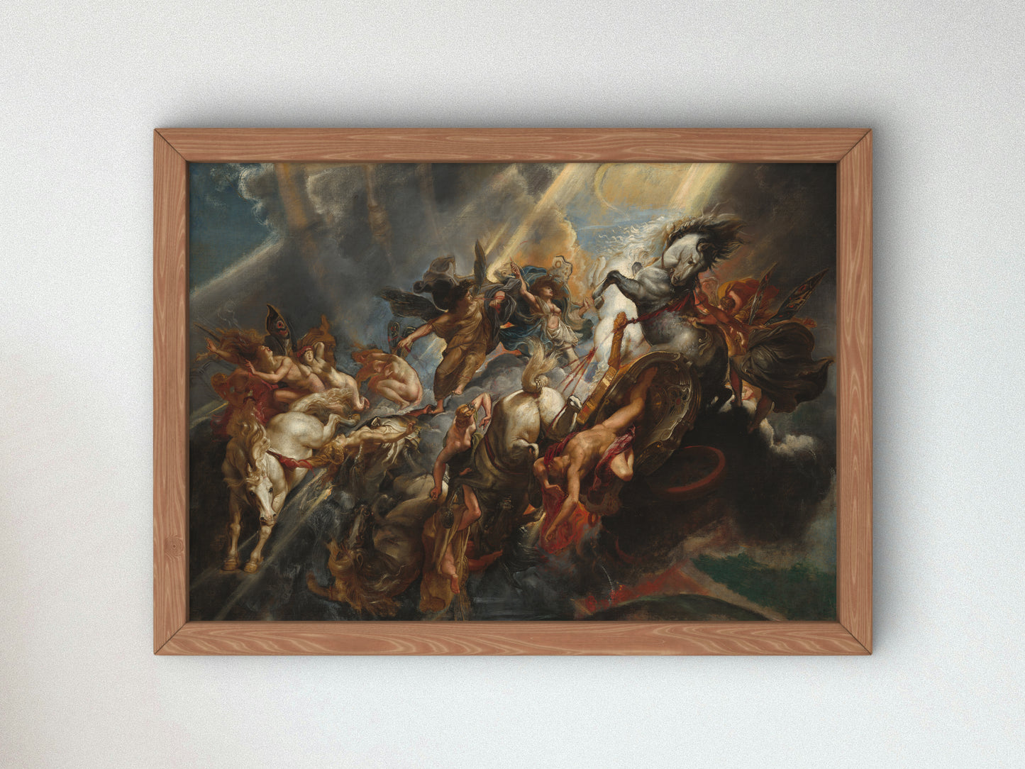 The Fall of Phaeton by Peter Paul Rubens 1604, Wall Art Print, Fine Art Reproduction, Museum Quality Decor, Poster