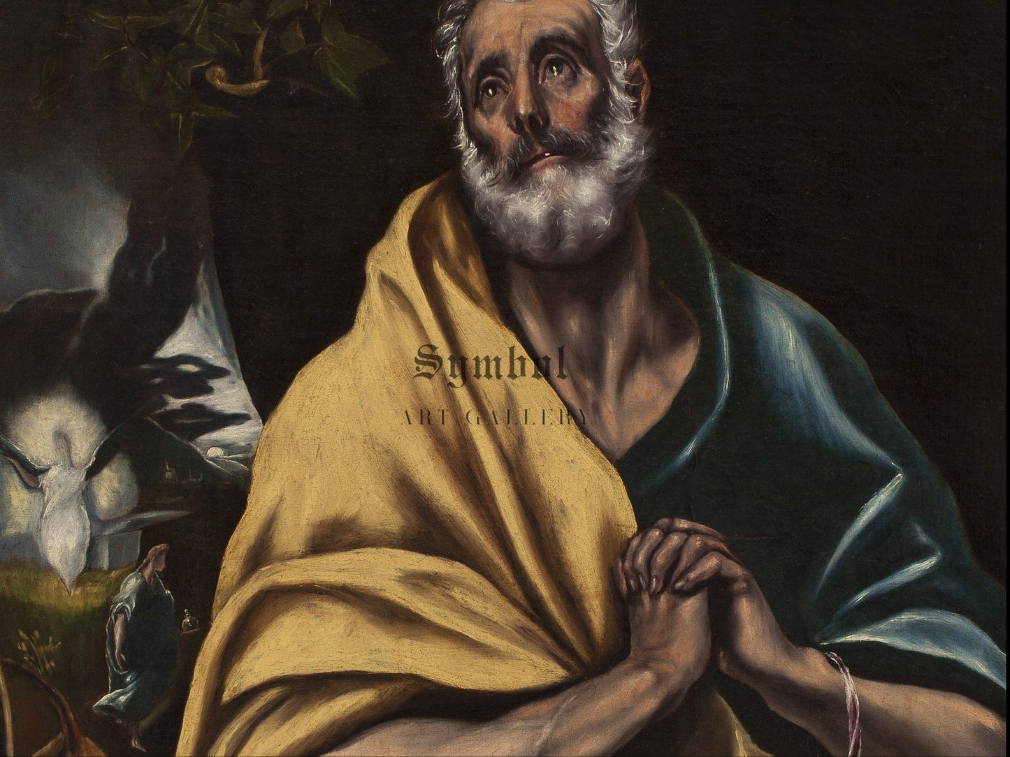The Tears of Saint Peter by El Greco 1600, Wall Art Print, Fine Art Reproduction, Museum Quality Decor, Poster