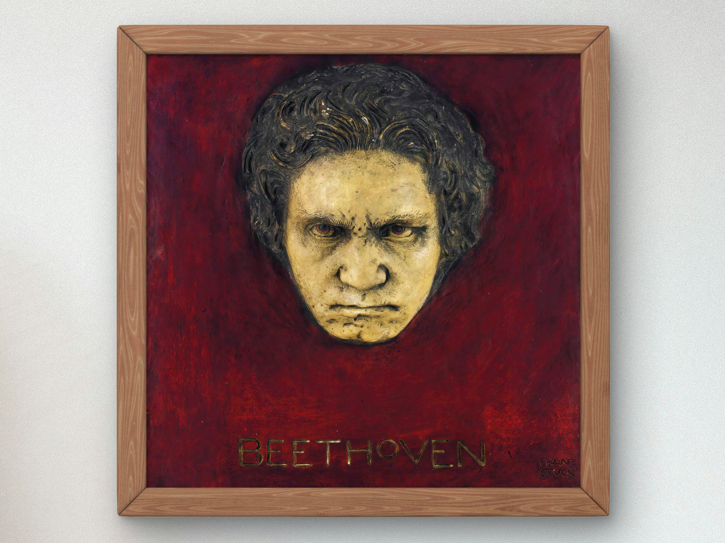 Beethoven by Franz von Stuck 1904, Wall Art Print, Fine Art Reproduction, Museum Quality Decor, Poster