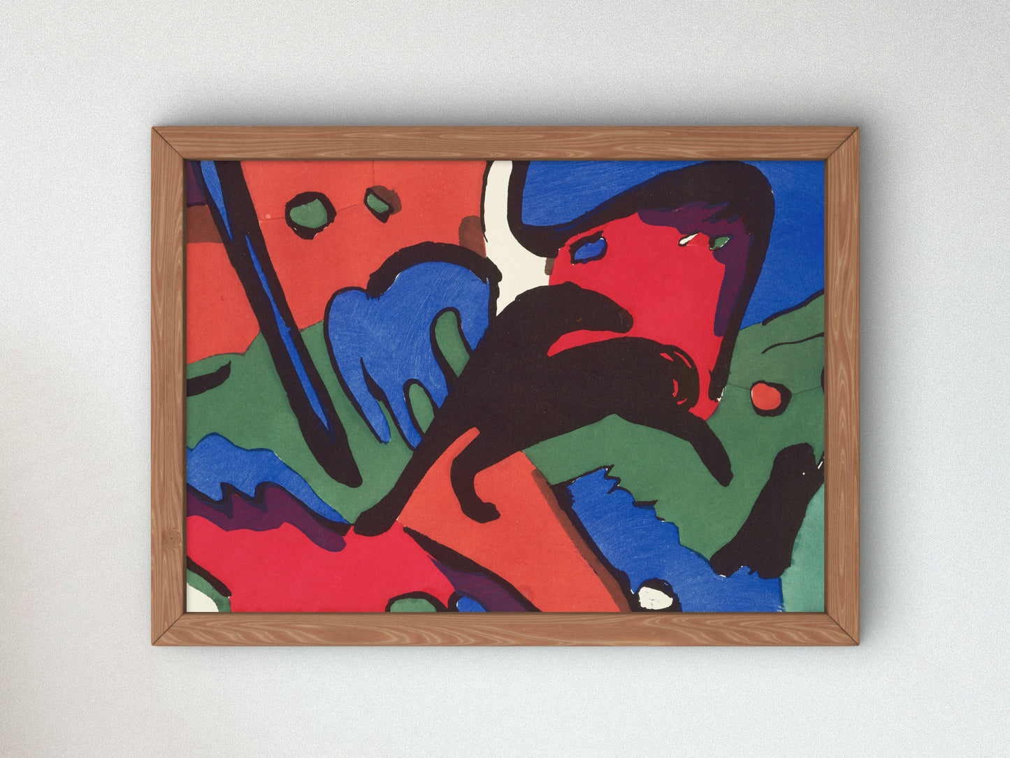 The Blue Rider by Wassily Kandinsky 1912, Wall Art Print, Fine Art Reproduction, Museum Quality Decor, Poster