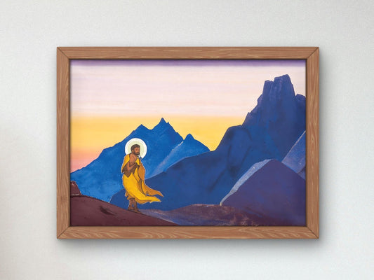 Bhagavan by Nicolas Roerich, 1931, Orientalism and Exoticism, fine art print