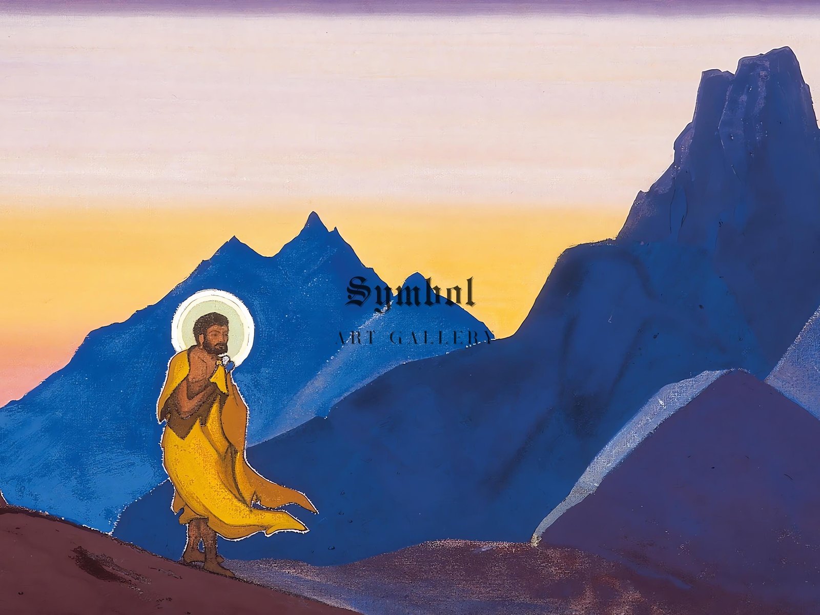 Bhagavan by Nicolas Roerich, 1931, Orientalism and Exoticism, fine art print