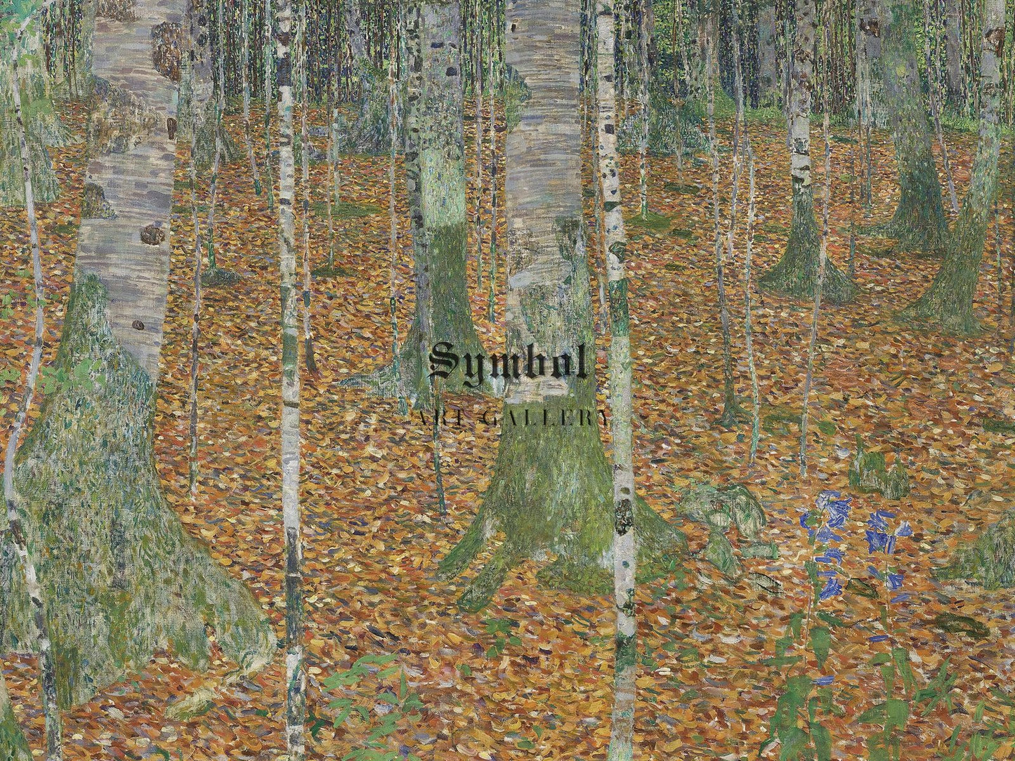 Birch Forest by Gustav Klimt, 1903, Art Nouveau and Belle Époque, fine art print