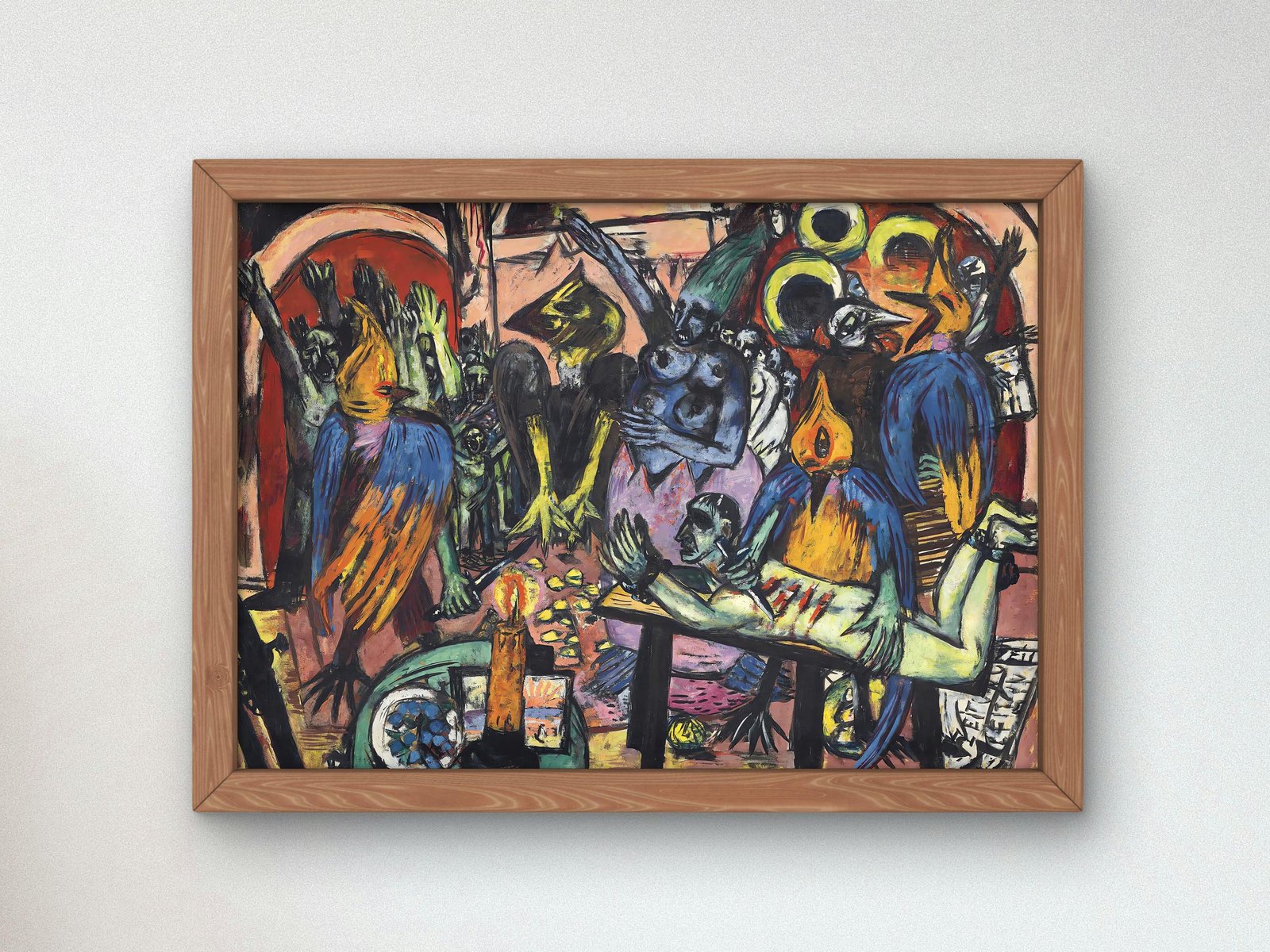 Birds' Hell by Max Beckmann, 1938, Expressionism and Fauvism, fine art print