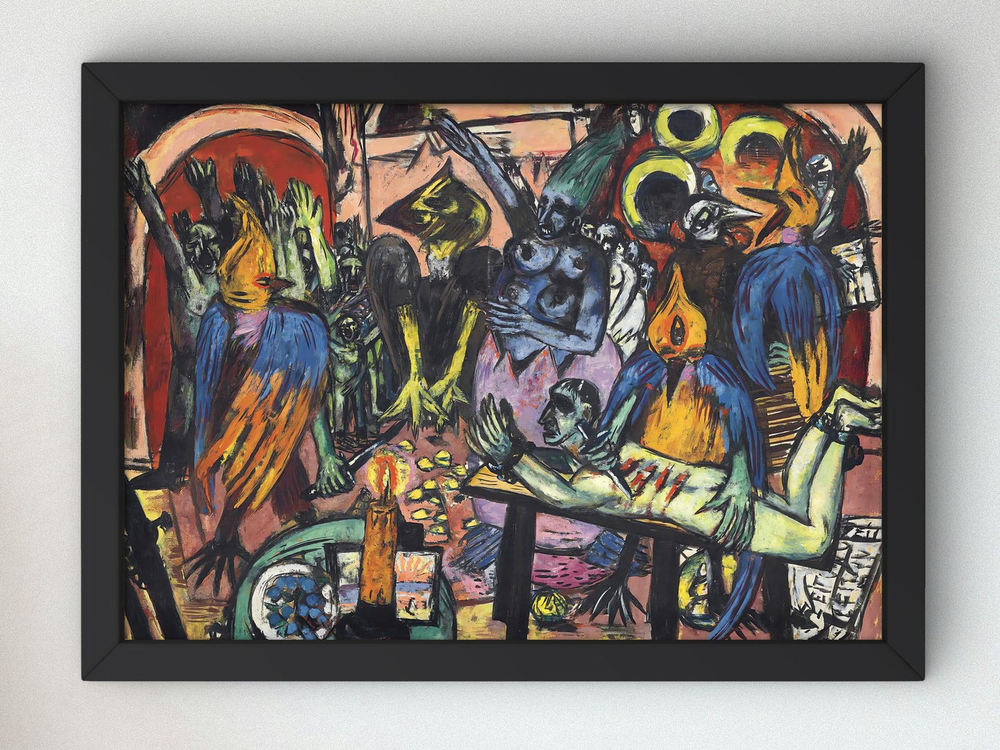 Birds' Hell by Max Beckmann, 1938, Expressionism and Fauvism, fine art print