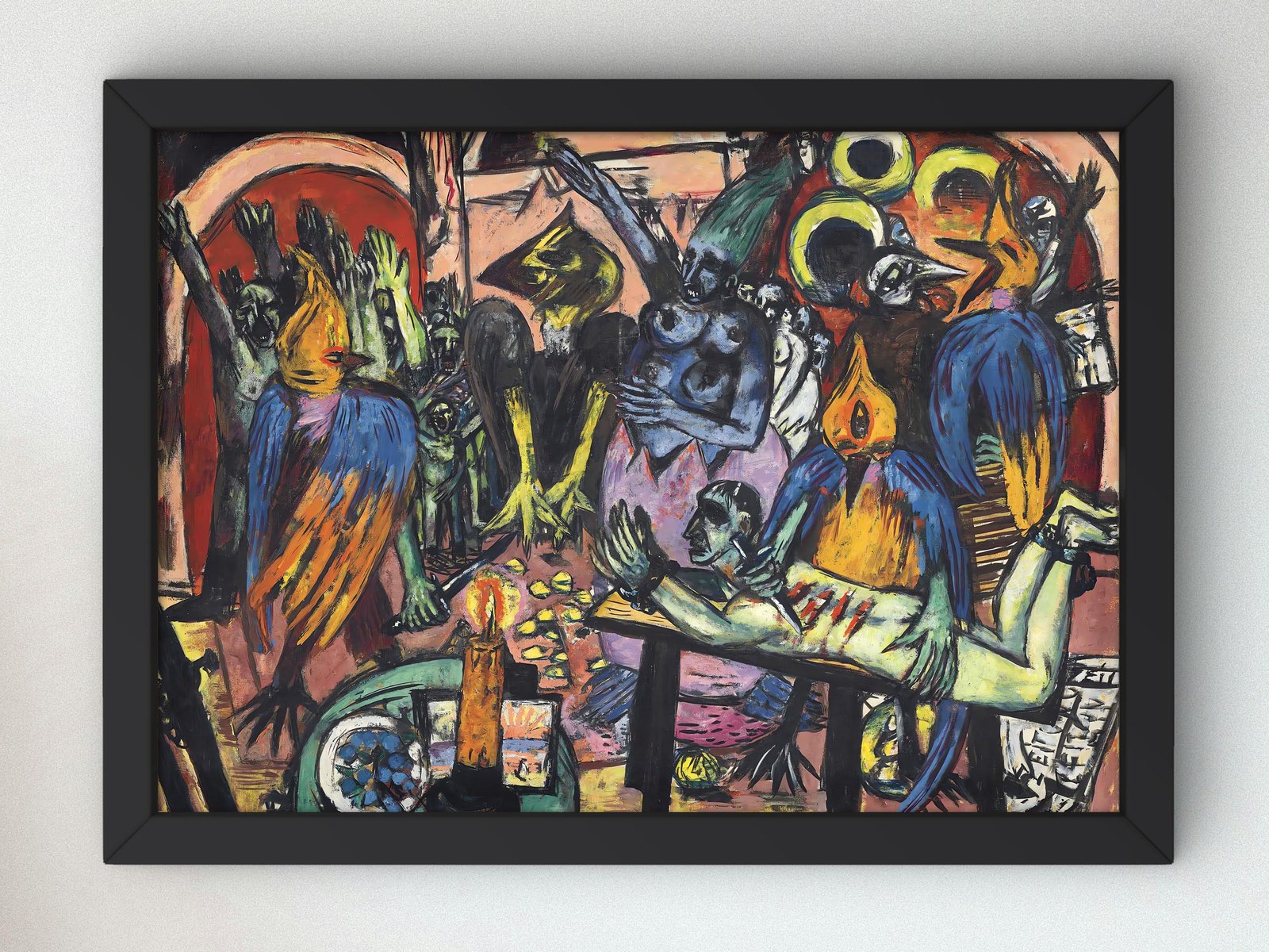 Birds' Hell by Max Beckmann, 1938, Expressionism and Fauvism, fine art print