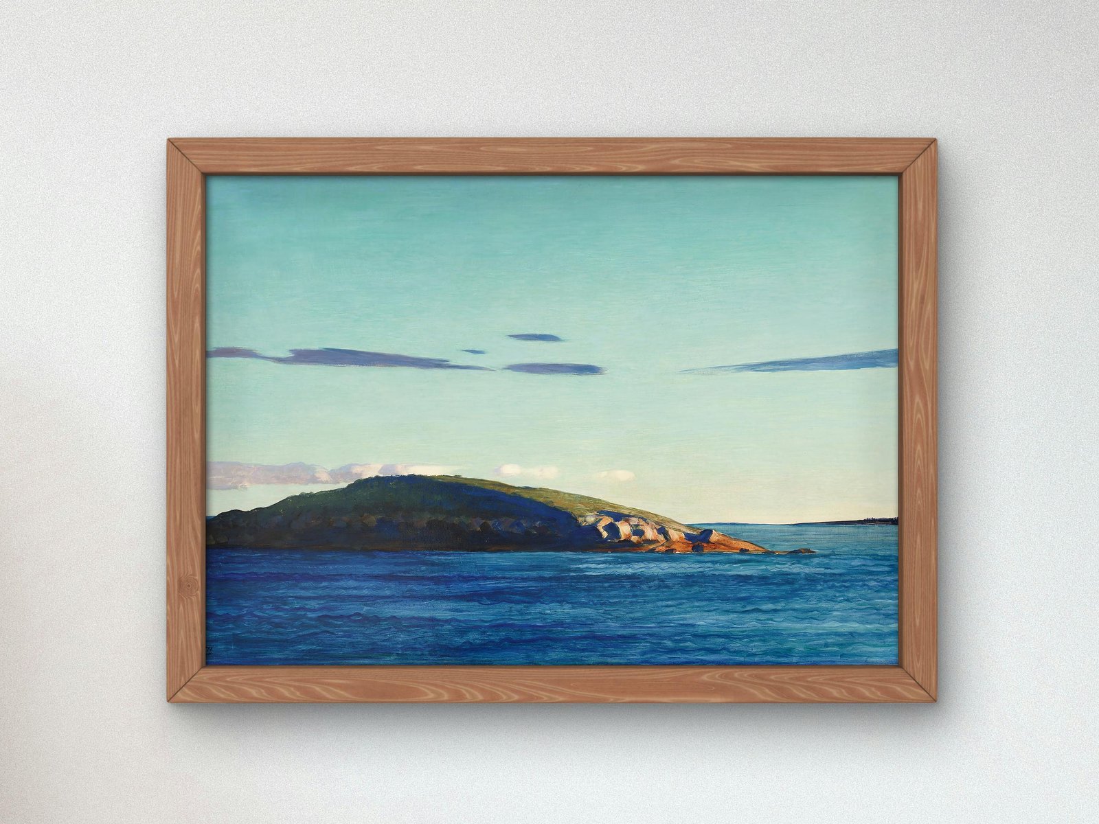 Blubber Island Maine by N. C. Wyeth, 1938, Art Deco and American Modernism, fine art print