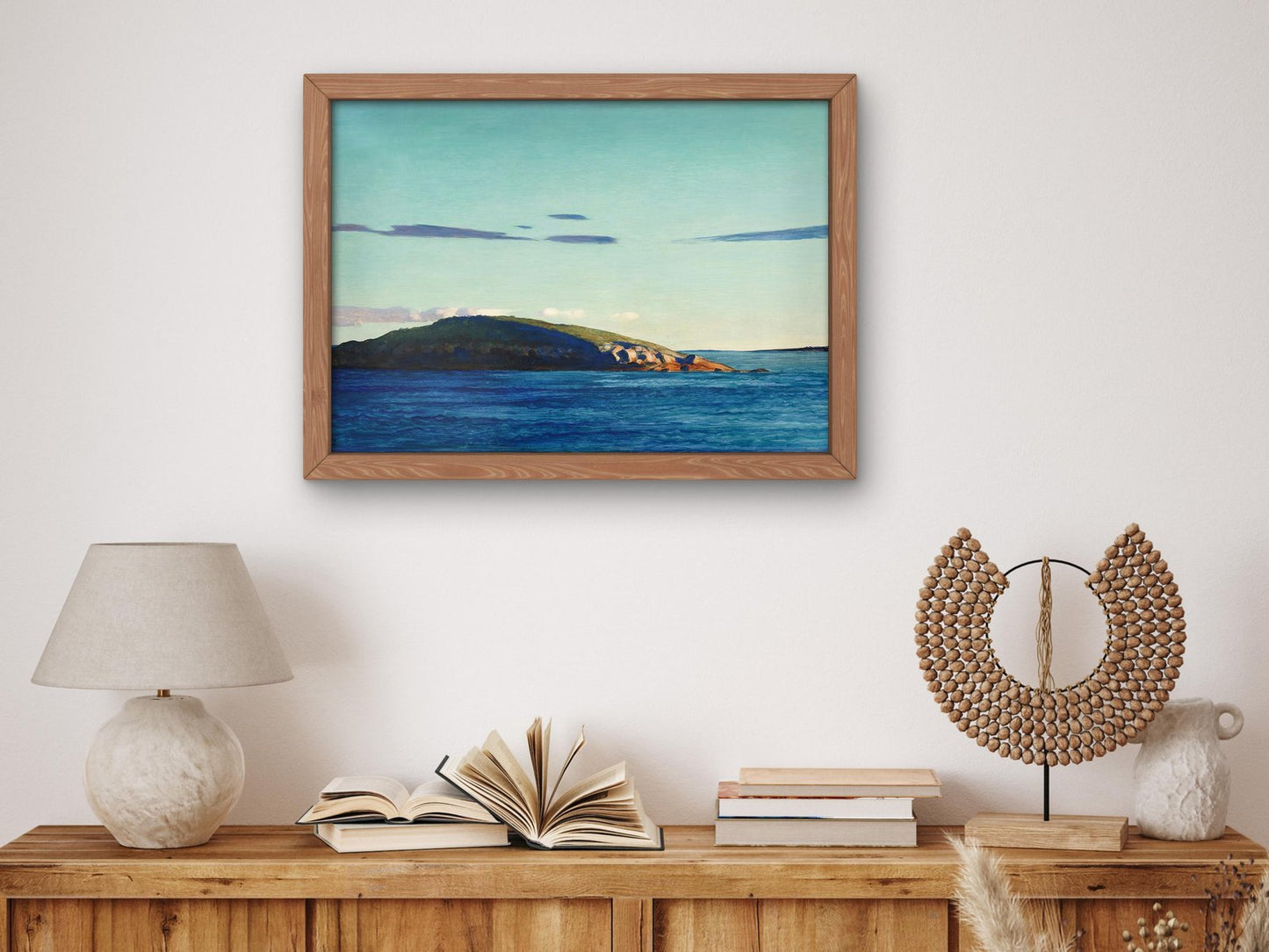 Blubber Island Maine by N. C. Wyeth, 1938, Art Deco and American Modernism, fine art print