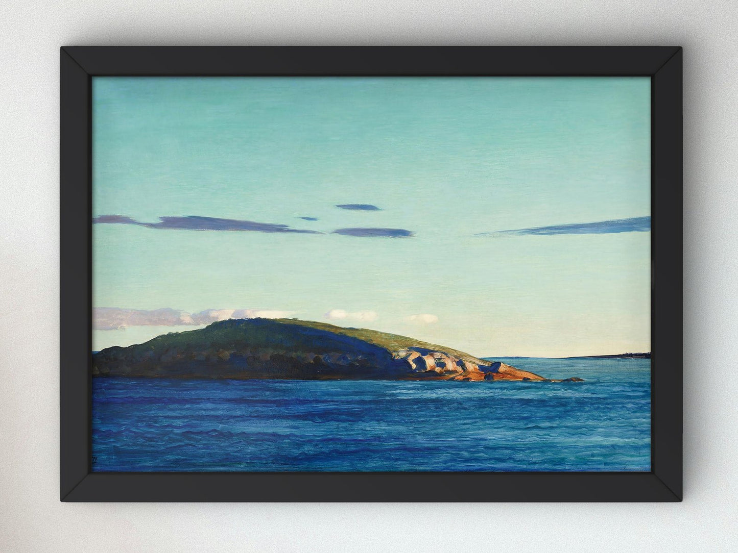 Blubber Island Maine by N. C. Wyeth, 1938, Art Deco and American Modernism, fine art print