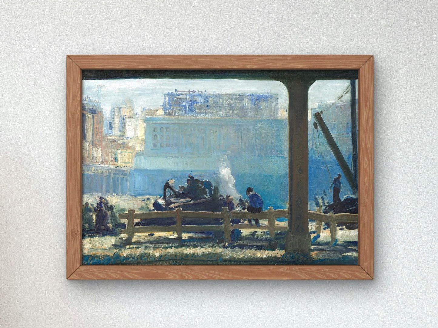 Blue Morning by George Bellows, 1909, Art Deco and American Modernism, fine art print