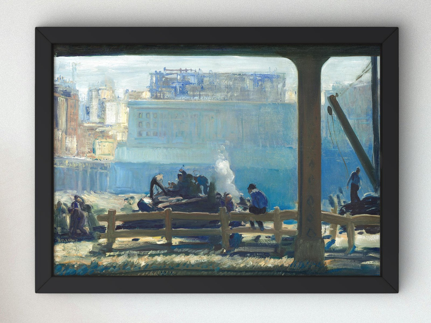 Blue Morning by George Bellows, 1909, Art Deco and American Modernism, fine art print