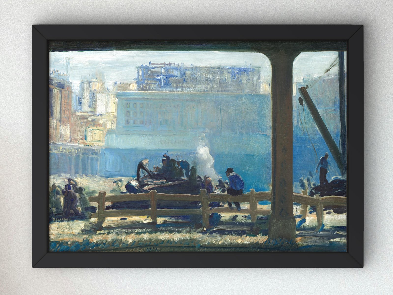 Blue Morning by George Bellows, 1909, Art Deco and American Modernism, fine art print