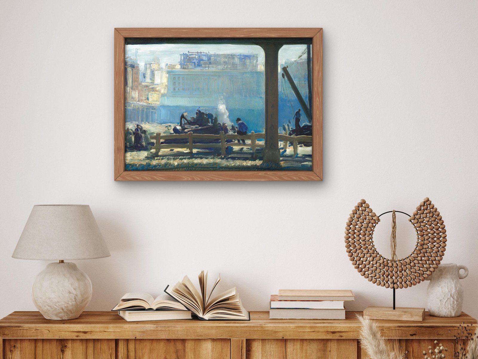 Blue Morning by George Bellows, 1909, Art Deco and American Modernism, fine art print