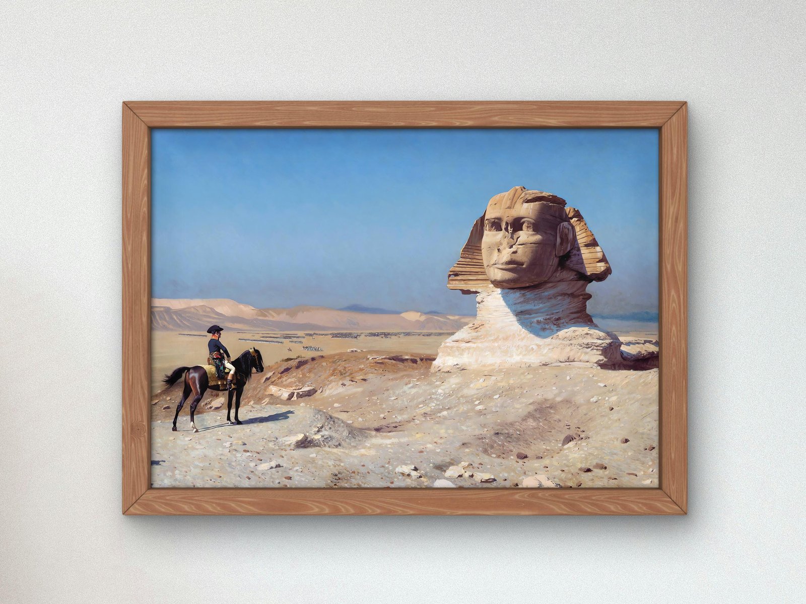Bonaparte devant le Sphinx by Jean-Léon Gérôme, 1867, Orientalism and Exoticism, fine art print