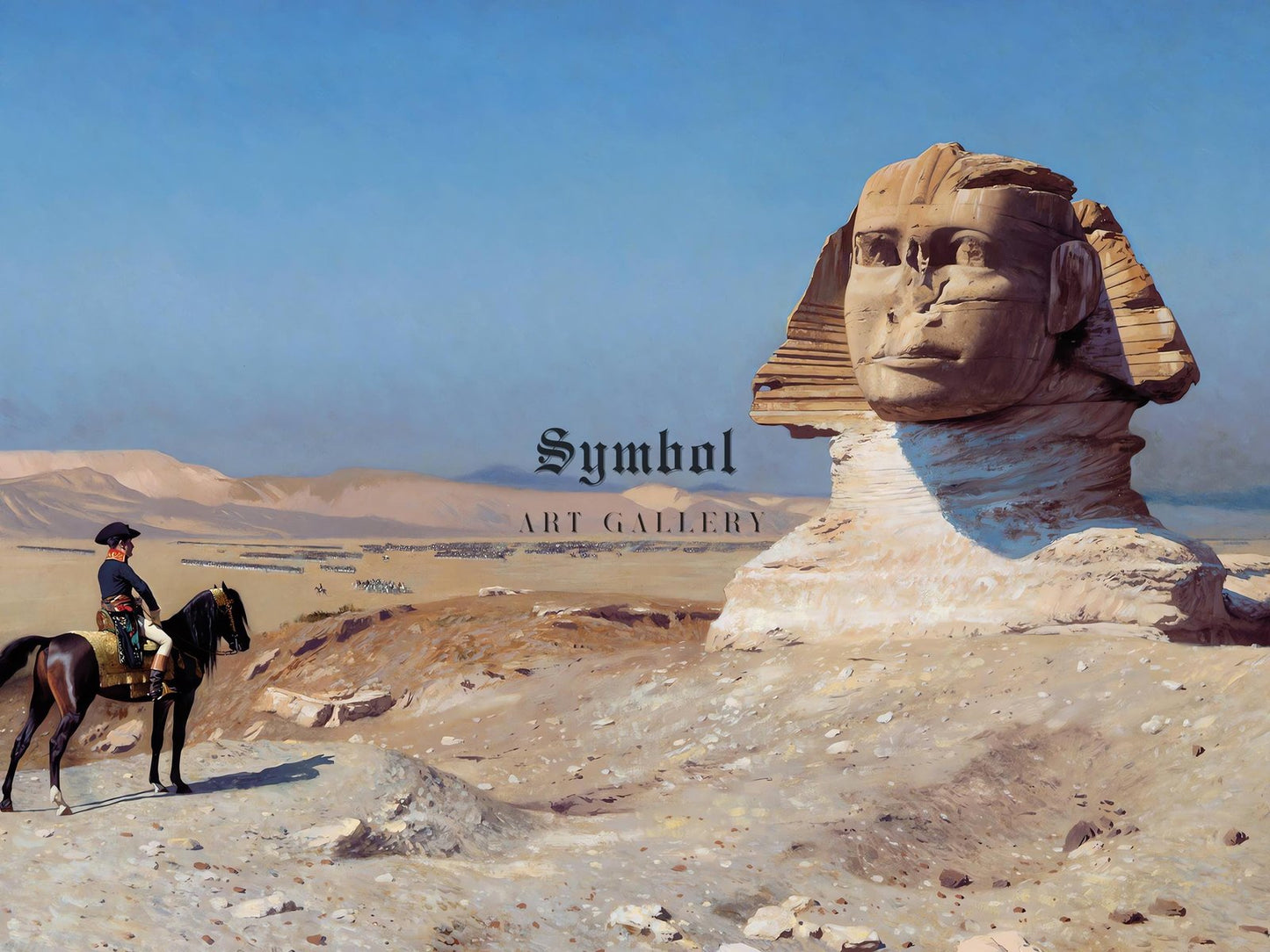 Bonaparte devant le Sphinx by Jean-Léon Gérôme, 1867, Orientalism and Exoticism, fine art print