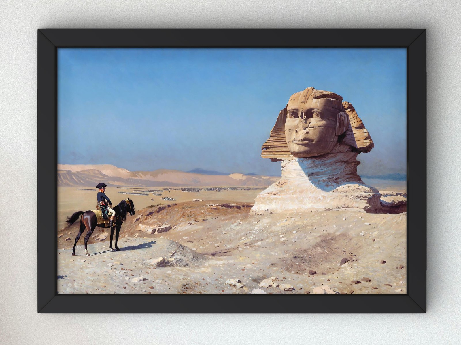 Bonaparte devant le Sphinx by Jean-Léon Gérôme, 1867, Orientalism and Exoticism, fine art print