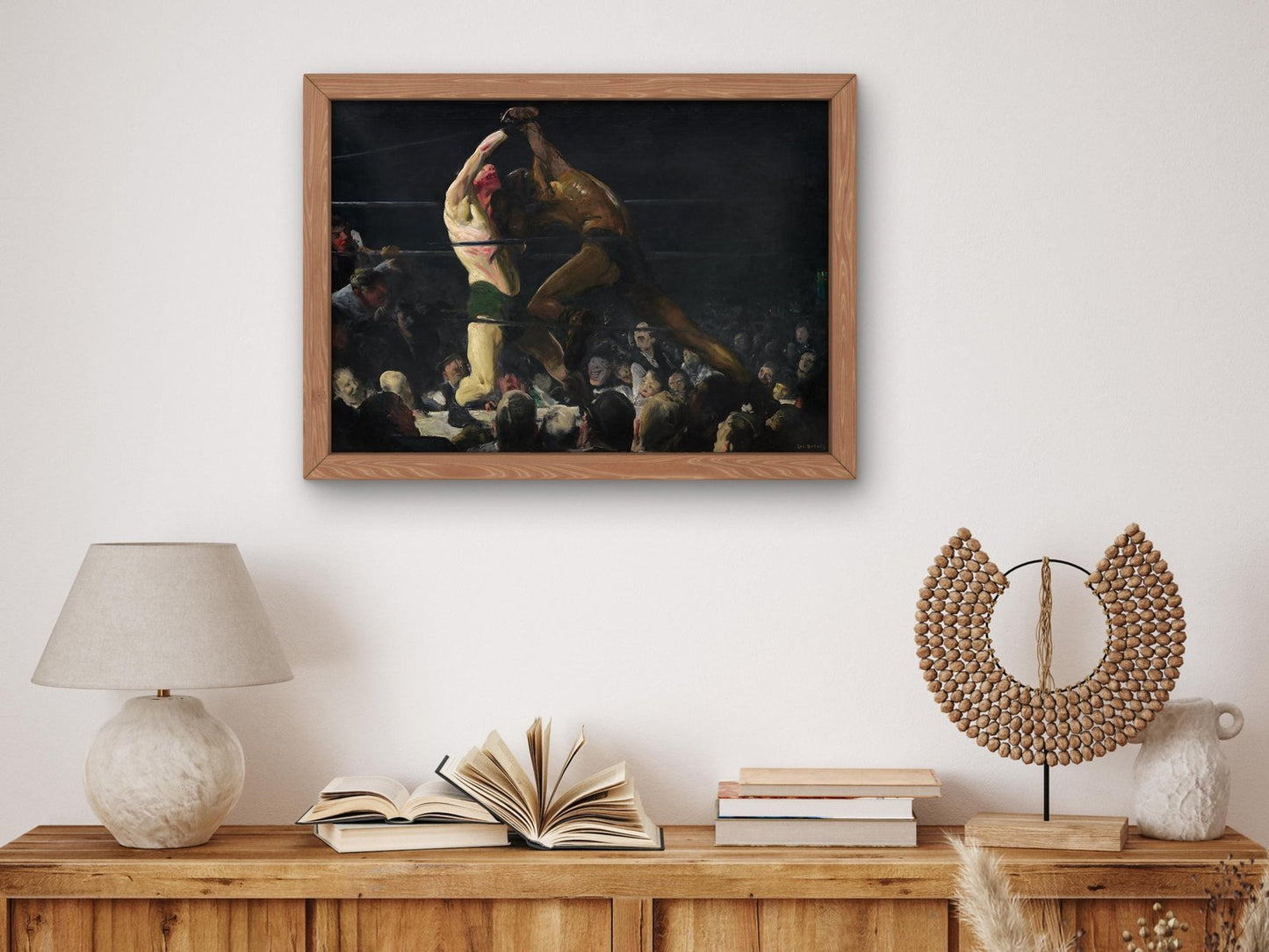 Both Members of This Club by George Bellows, 1909, Realism and Naturalism, fine art print