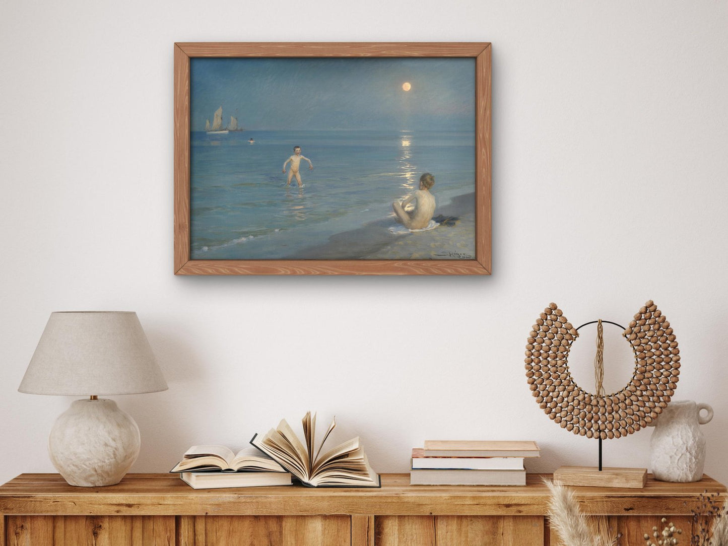 Boys Bathing at Skagen by Peder Severin Krøyer, 1899, Impressionism, fine art print