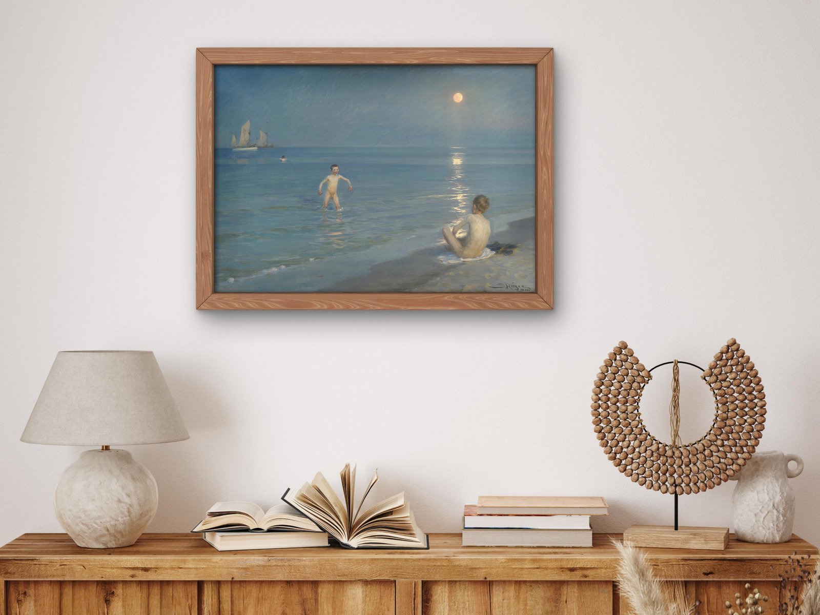 Boys Bathing at Skagen by Peder Severin Krøyer, 1899, Impressionism, fine art print