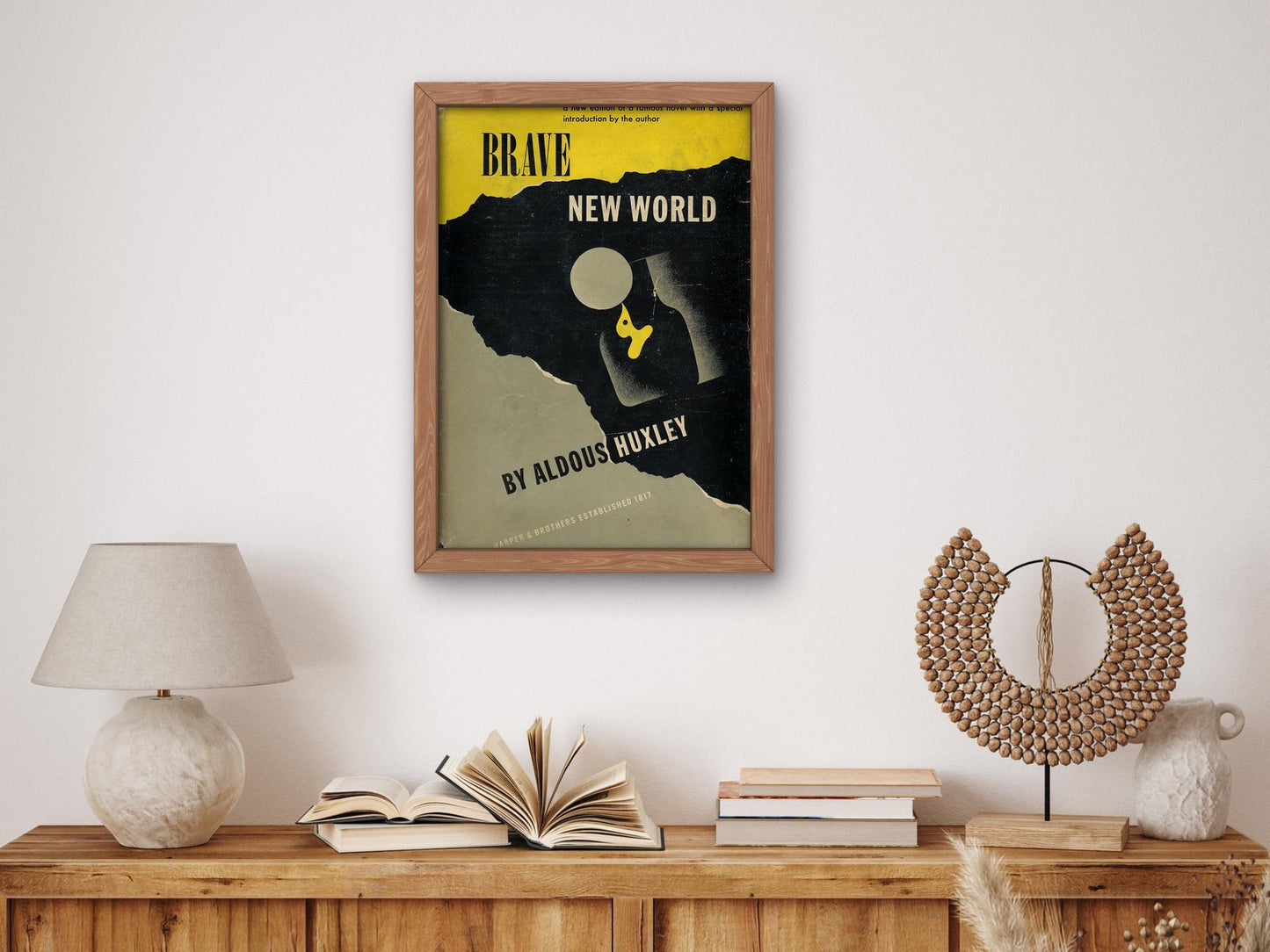 Brave New World by Edward McKnight Kauffer, 1946, Vintage Ads and Posters, fine art print