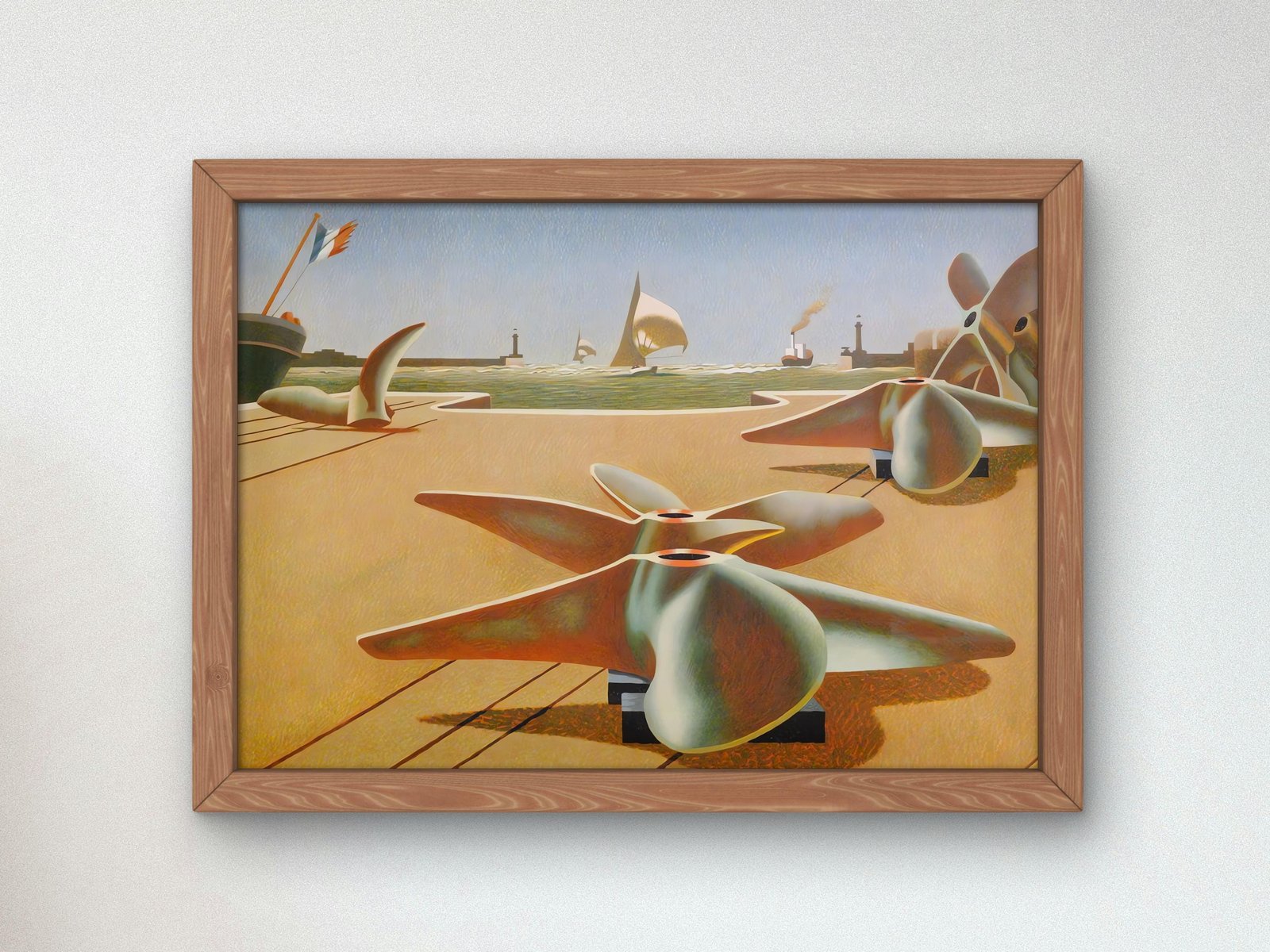 Bronze Ballet by Edward Wadsworth, 1940, Art Deco and American Modernism, fine art print