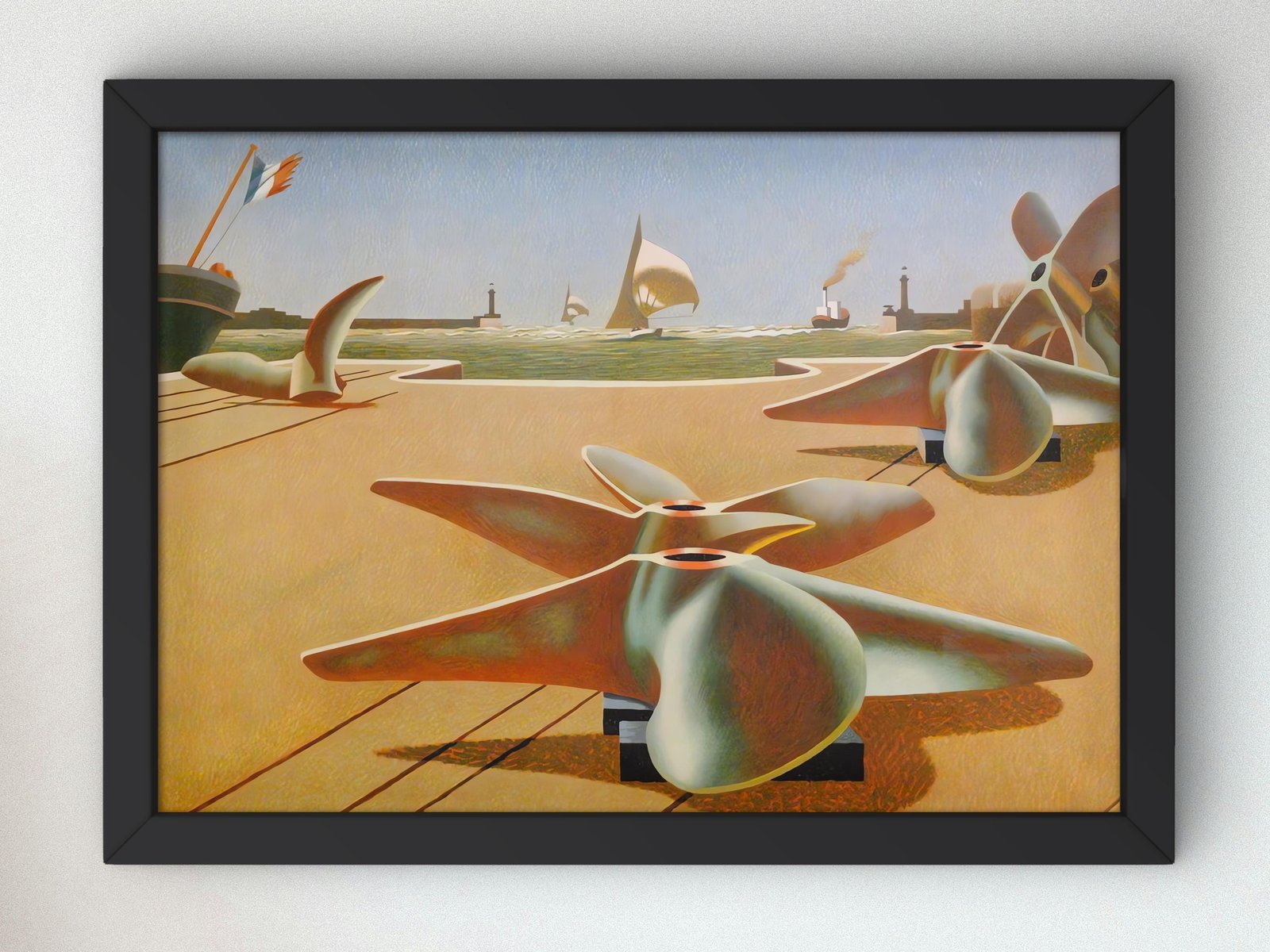 Bronze Ballet by Edward Wadsworth, 1940, Art Deco and American Modernism, fine art print