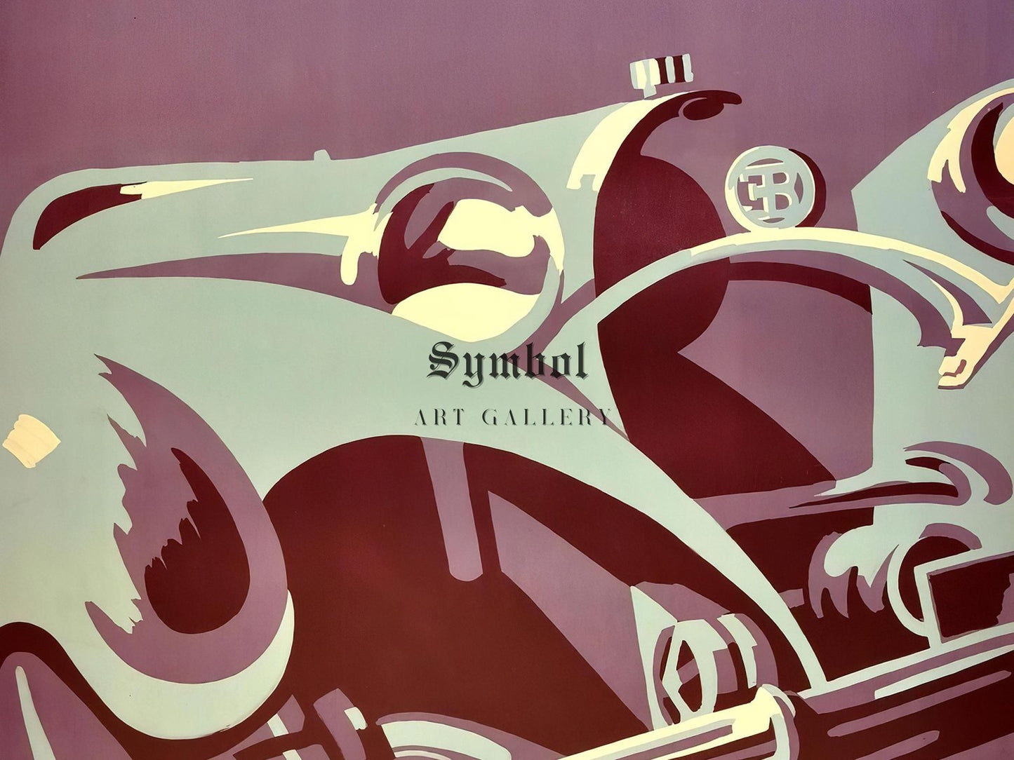 Bugatti Type 55 by Gerold Hunziker, 1932, Art Deco and American Modernism, fine art print